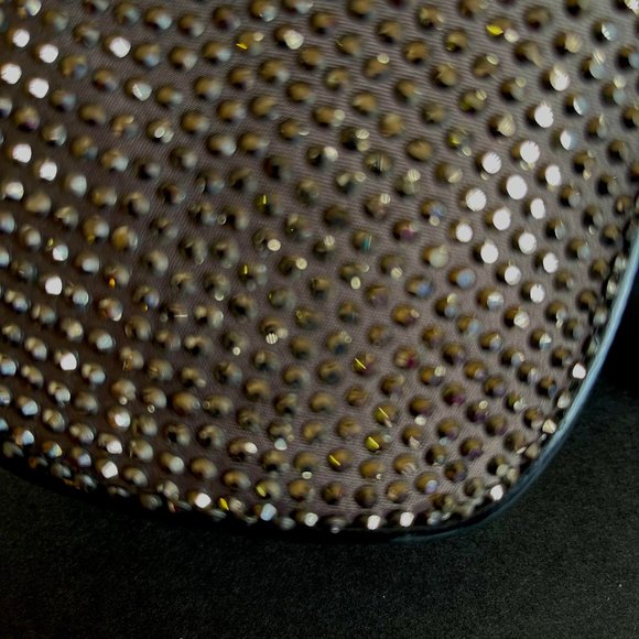 Bordello Teeze Rhinestone Platforms Pewter Size 8 - Picture 9 of 14